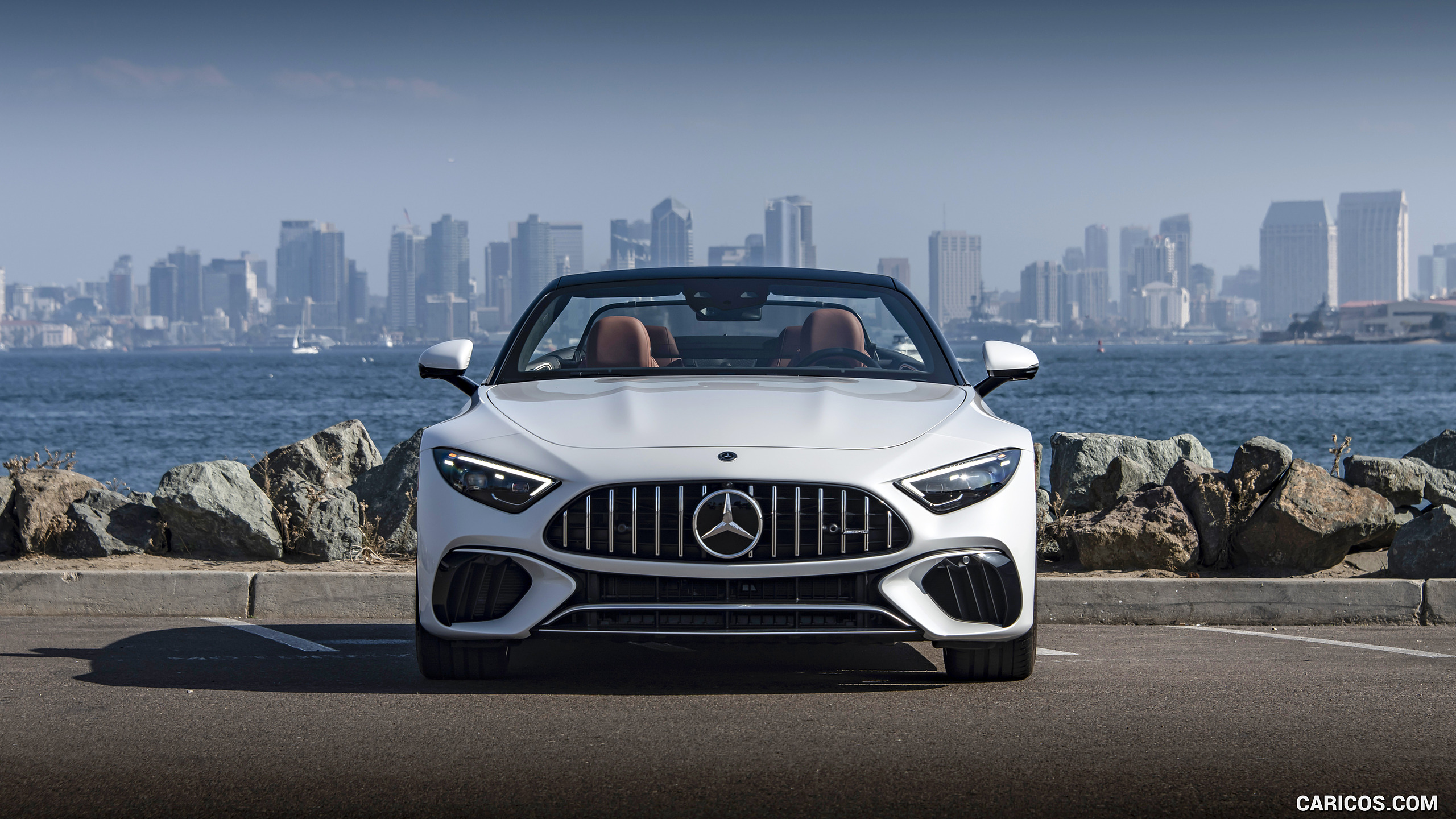 2022 Mercedes-AMG SL 55 4MATIC+ (Color: Opalith White Bright), #143 of 235