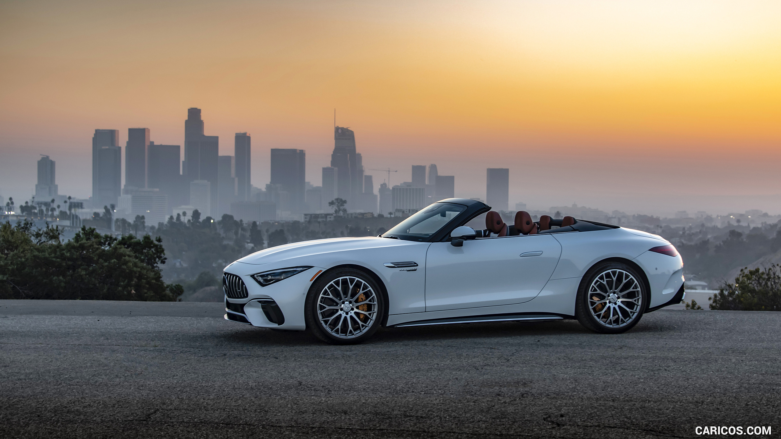 2022 Mercedes-AMG SL 55 4MATIC+ (Color: Opalith White Bright), #145 of 235