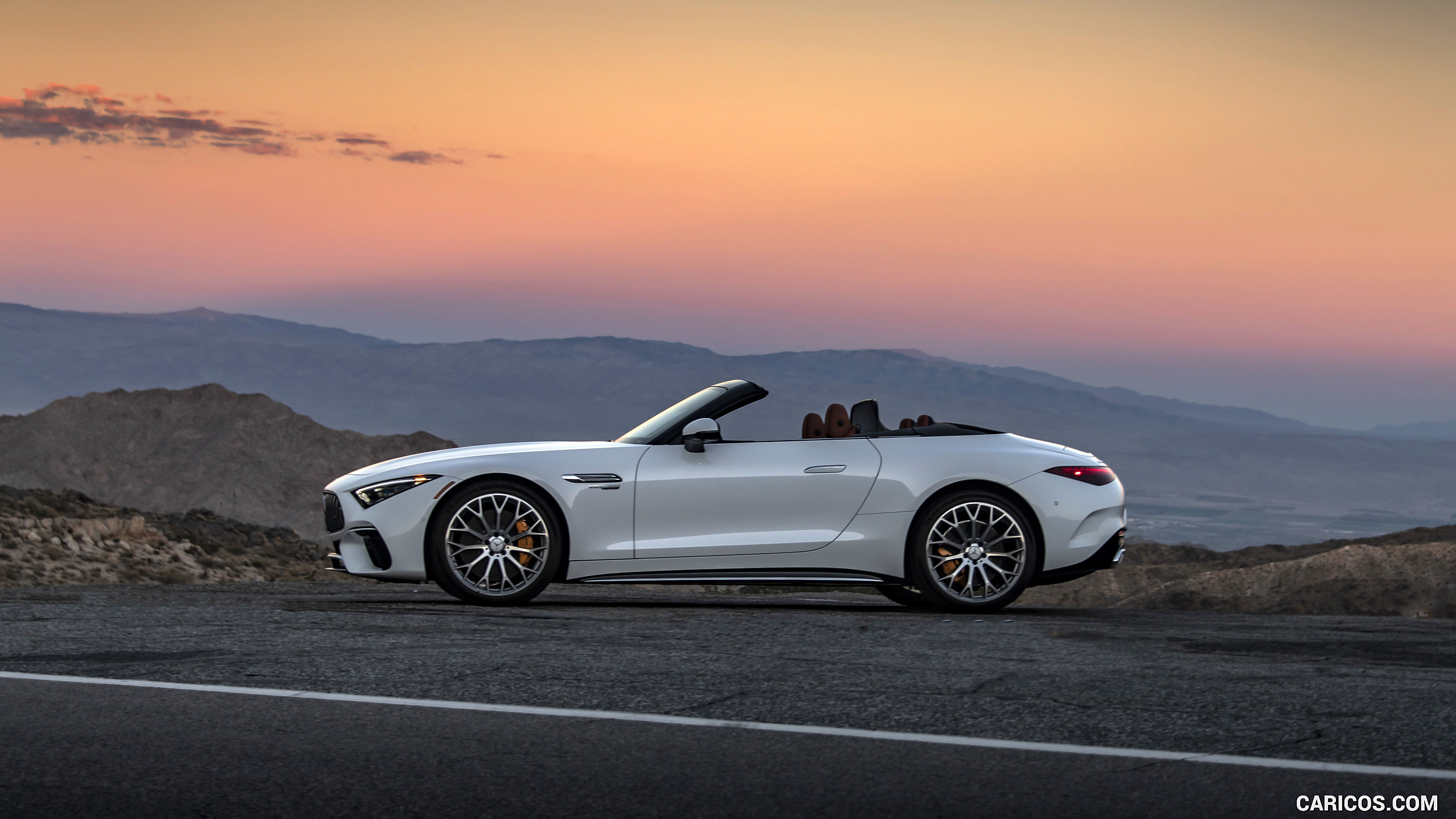 2022 Mercedes-AMG SL 55 4MATIC+ (Color: Opalith White Bright), #148 of 235