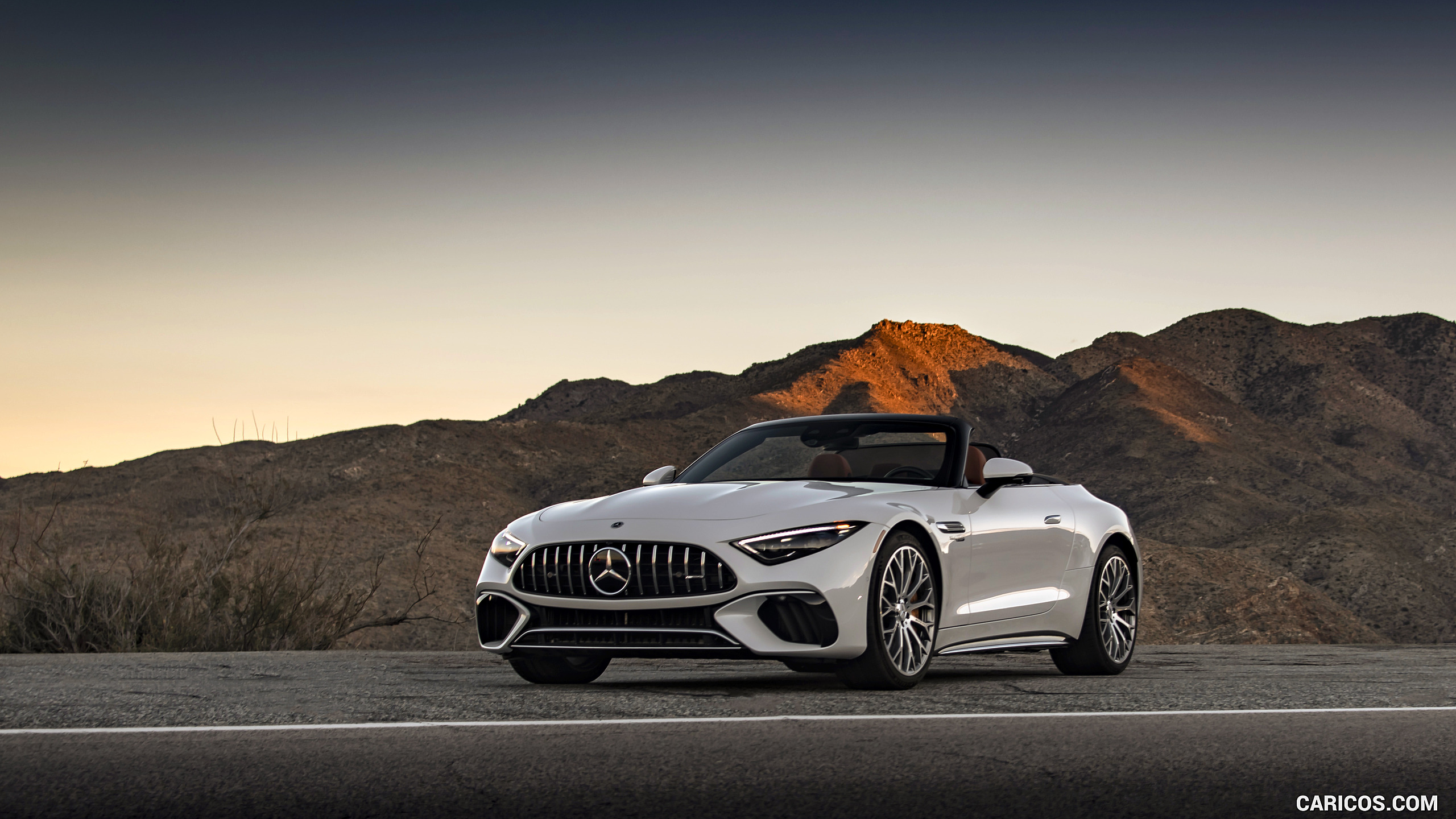 2022 Mercedes-AMG SL 55 4MATIC+ (Color: Opalith White Bright), #151 of 235