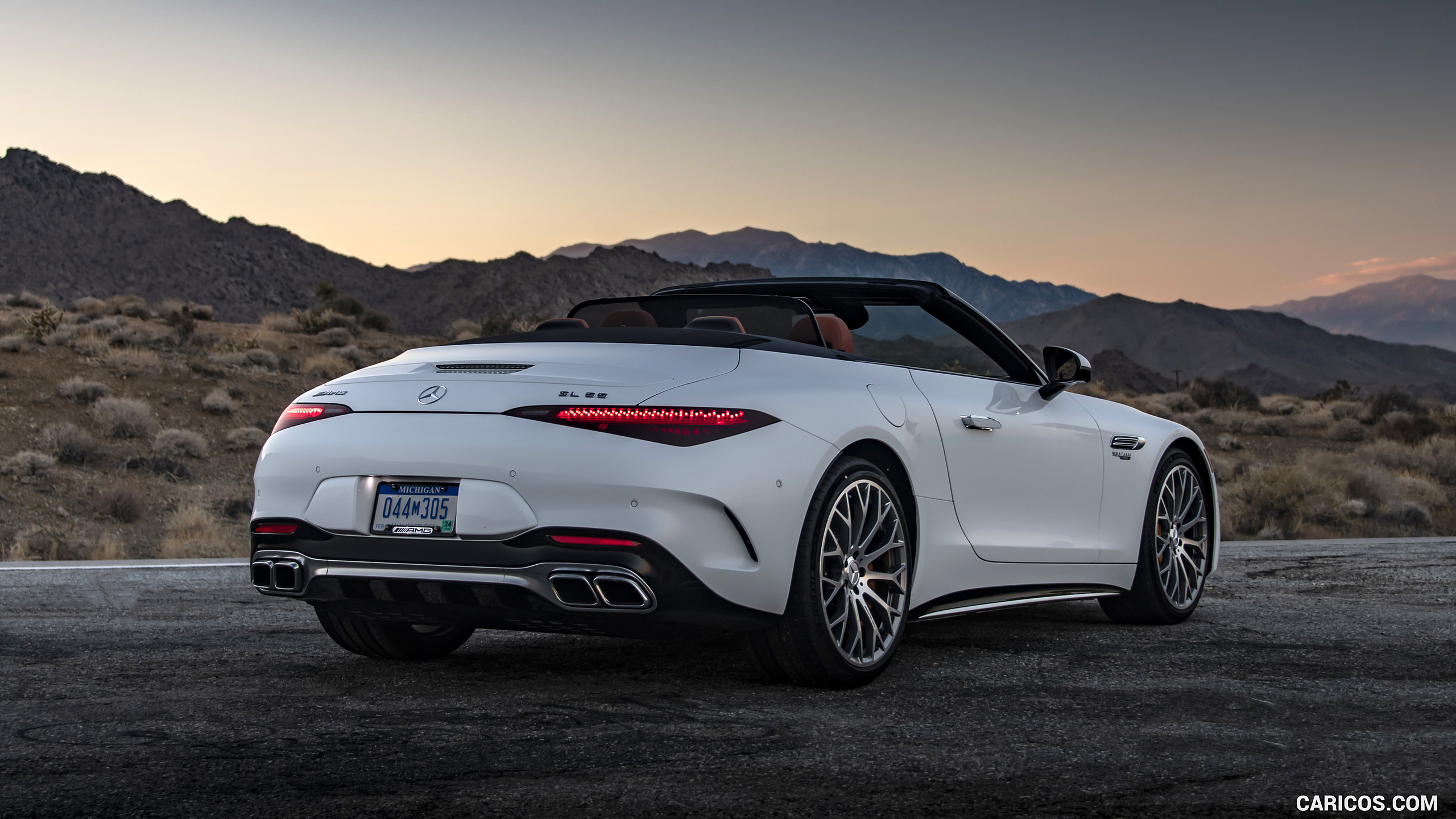 2022 Mercedes-AMG SL 55 4MATIC+ (Color: Opalith White Bright), #152 of 235