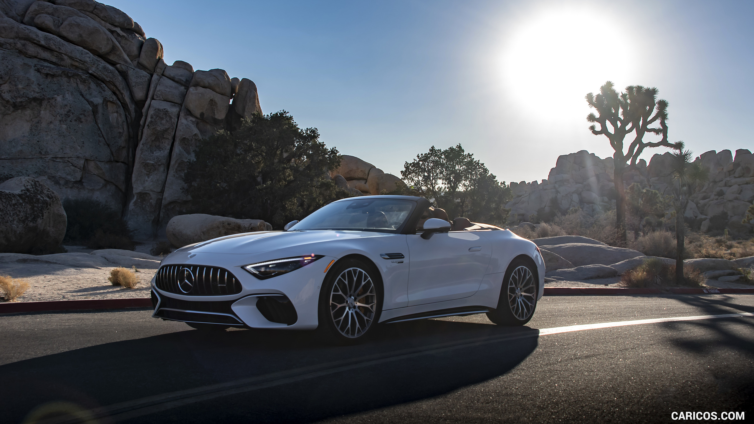 2022 Mercedes-AMG SL 55 4MATIC+ (Color: Opalith White Bright), #156 of 235