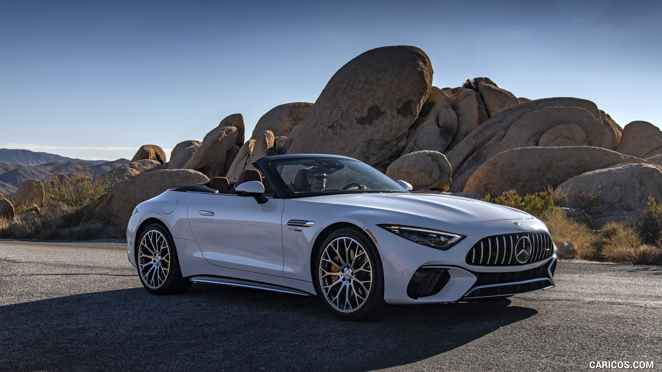 2022 Mercedes-AMG SL 55 4MATIC+ (Color: Opalith White Bright), #157 of 235