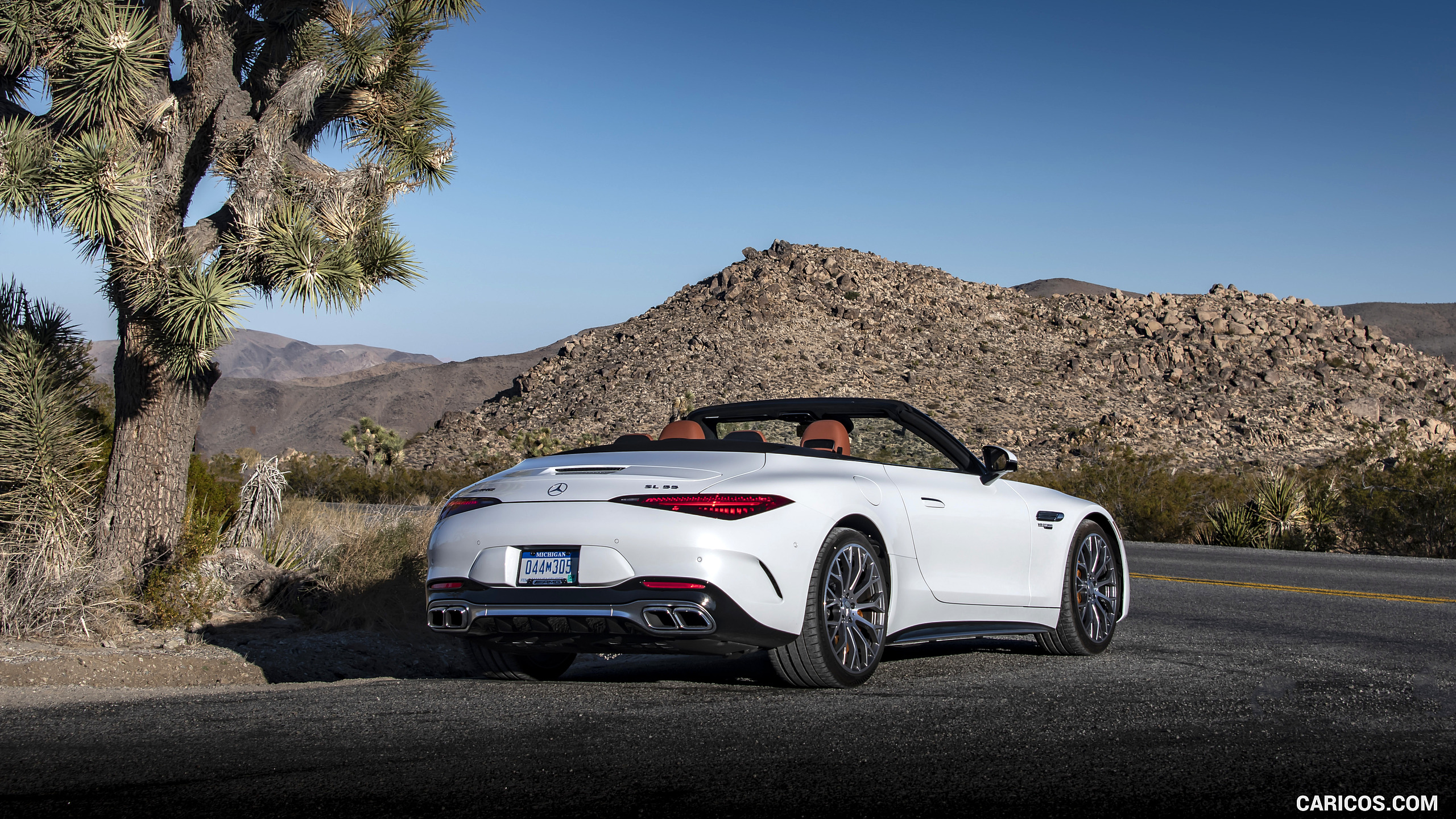 2022 Mercedes-AMG SL 55 4MATIC+ (Color: Opalith White Bright), #159 of 235