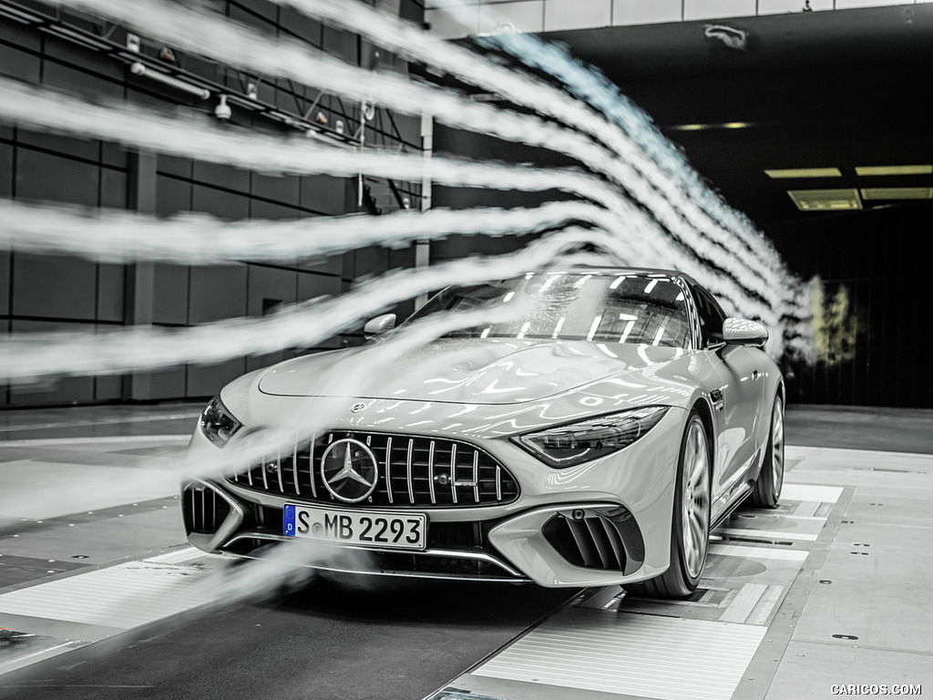 2022 Mercedes-AMG SL 55 4MATIC+ (Color: Alpine Grey Uni) - Aerodynamics