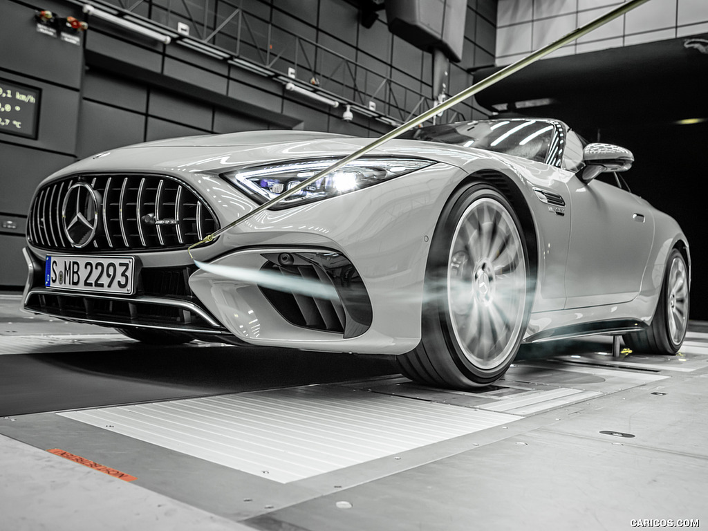 2022 Mercedes-AMG SL 55 4MATIC+ (Color: Alpine Grey Uni) - Aerodynamics