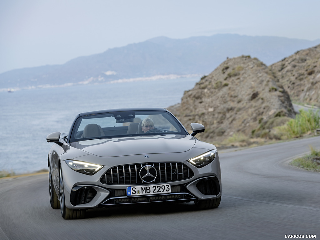 2022 Mercedes-AMG SL 55 4MATIC+ (Color: Alpine Grey Uni) - Front