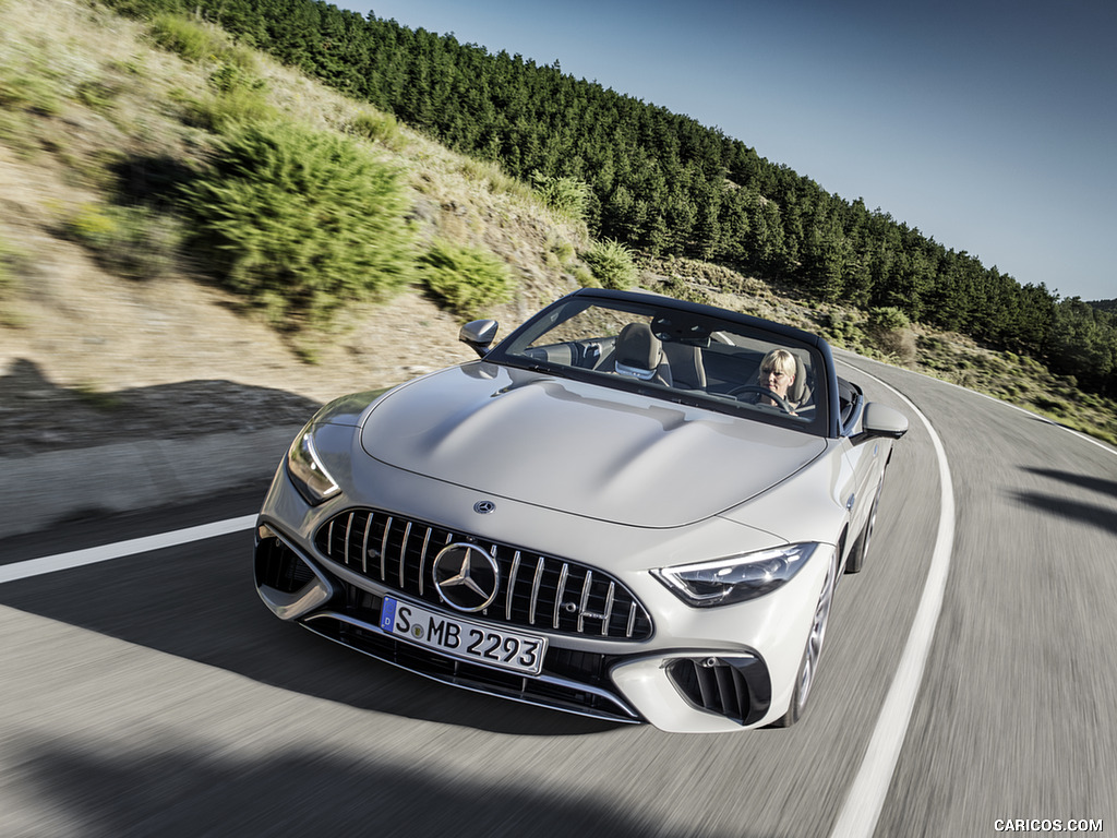 2022 Mercedes-AMG SL 55 4MATIC+ (Color: Alpine Grey Uni) - Front