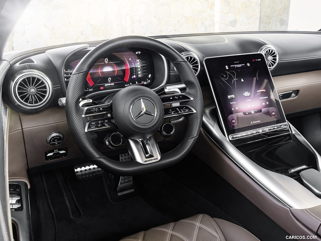 2022 Mercedes-AMG SL 55 4MATIC+ (Color: Alpine Grey Uni) - Interior