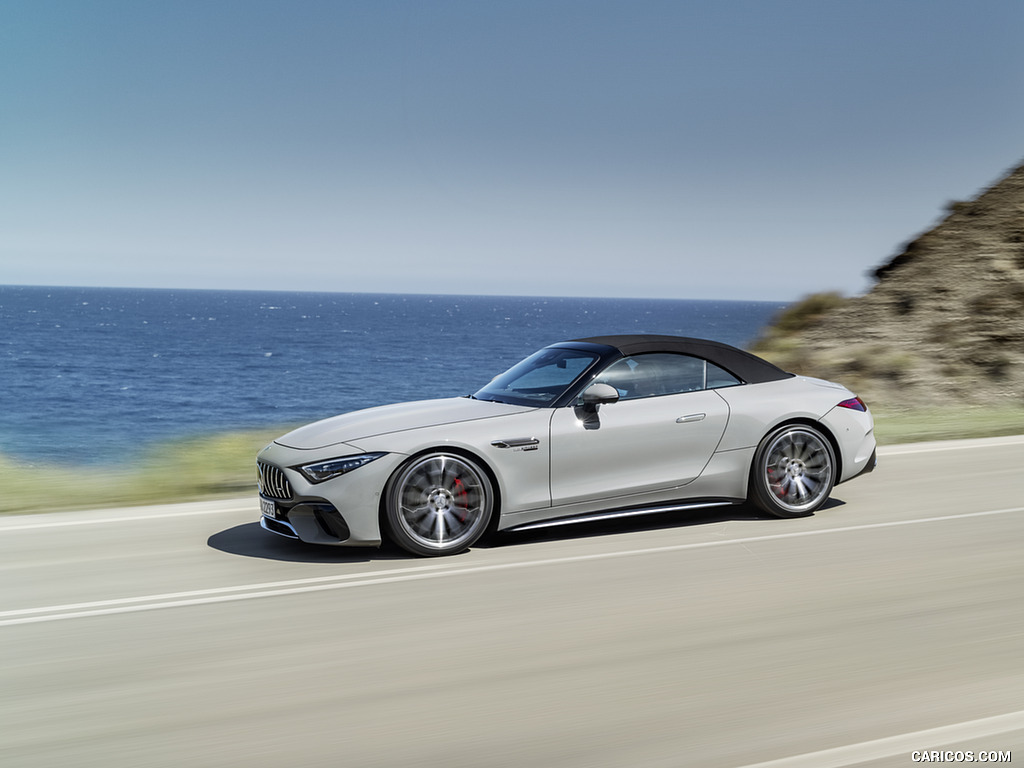 2022 Mercedes-AMG SL 55 4MATIC+ (Color: Alpine Grey Uni) - Side