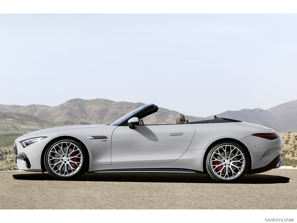 2022 Mercedes-AMG SL 55 4MATIC+ (Color: Alpine Grey Uni) - Side