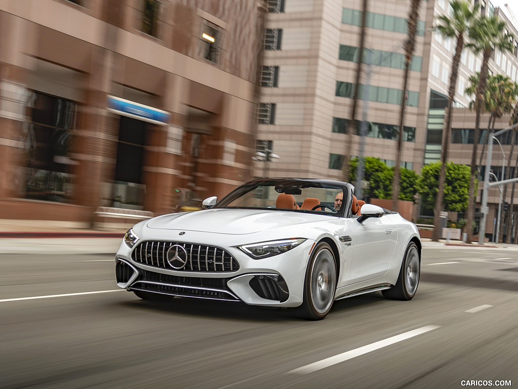 2022 Mercedes-AMG SL 55 4MATIC+ (Color: Opalith White Bright)