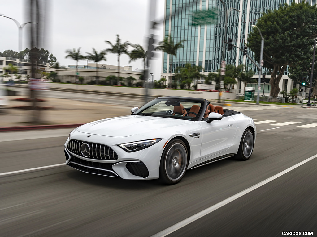 2022 Mercedes-AMG SL 55 4MATIC+ (Color: Opalith White Bright)