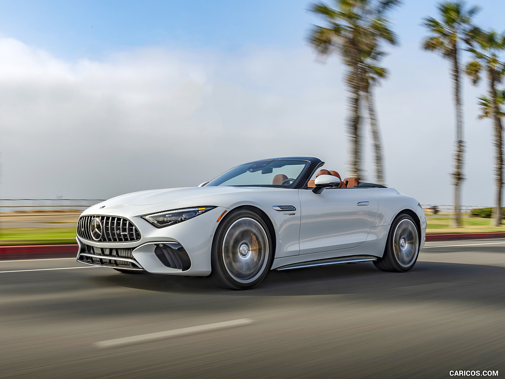 2022 Mercedes-AMG SL 55 4MATIC+ (Color: Opalith White Bright)