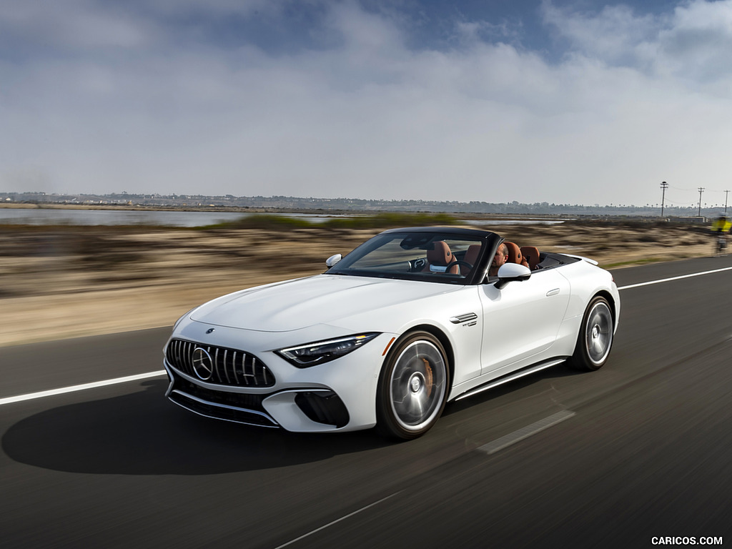 2022 Mercedes-AMG SL 55 4MATIC+ (Color: Opalith White Bright)