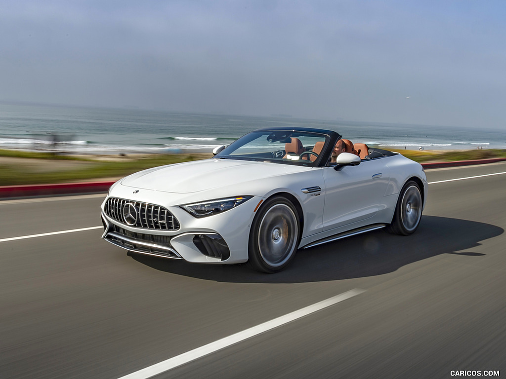 2022 Mercedes-AMG SL 55 4MATIC+ (Color: Opalith White Bright)