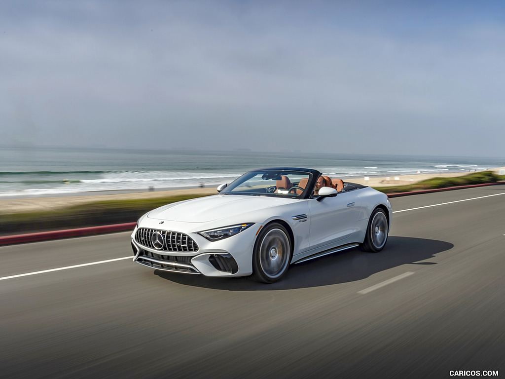 2022 Mercedes-AMG SL 55 4MATIC+ (Color: Opalith White Bright)