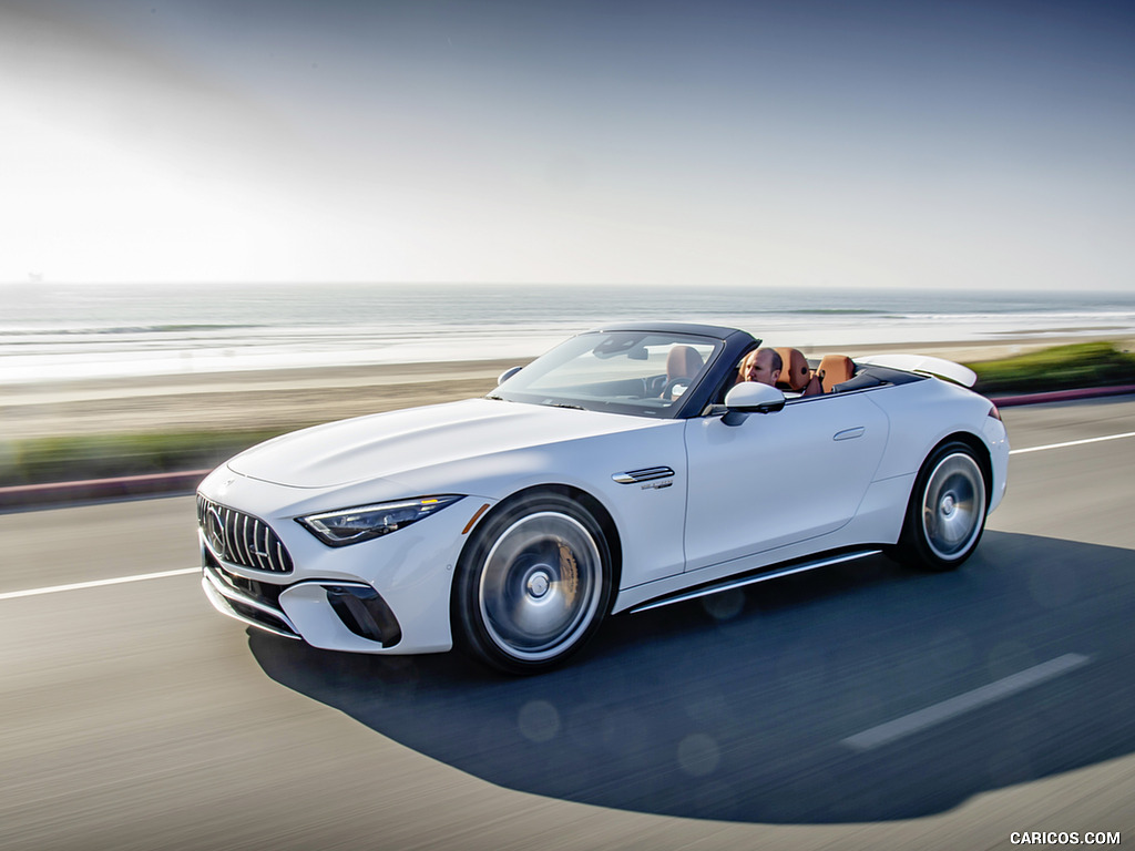 2022 Mercedes-AMG SL 55 4MATIC+ (Color: Opalith White Bright)