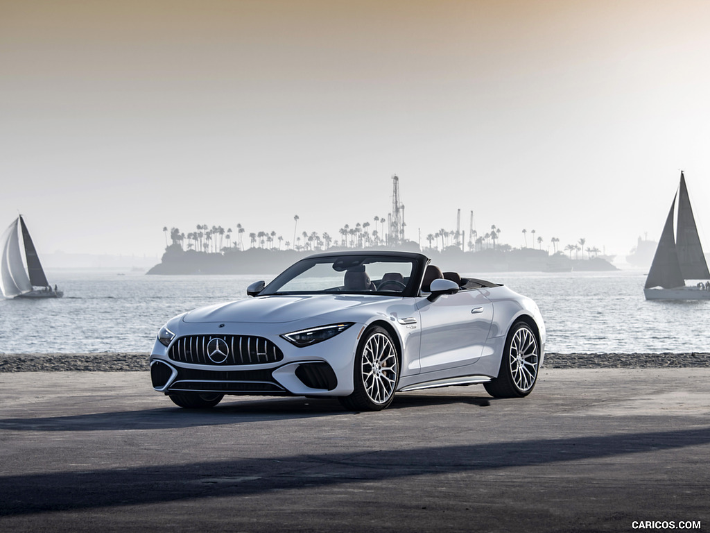 2022 Mercedes-AMG SL 55 4MATIC+ (Color: Opalith White Bright)