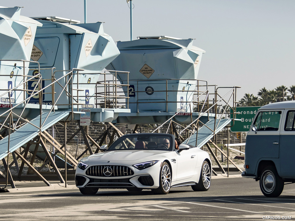 2022 Mercedes-AMG SL 55 4MATIC+ (Color: Opalith White Bright)