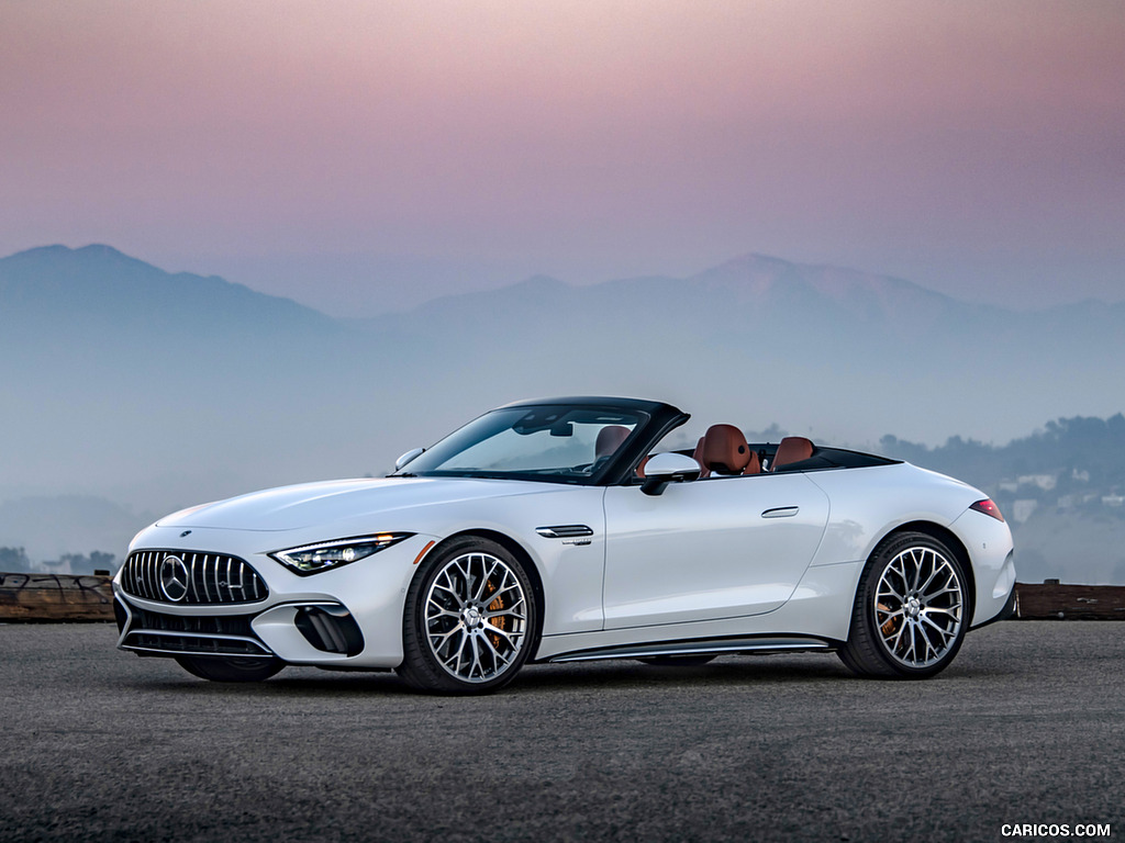 2022 Mercedes-AMG SL 55 4MATIC+ (Color: Opalith White Bright)