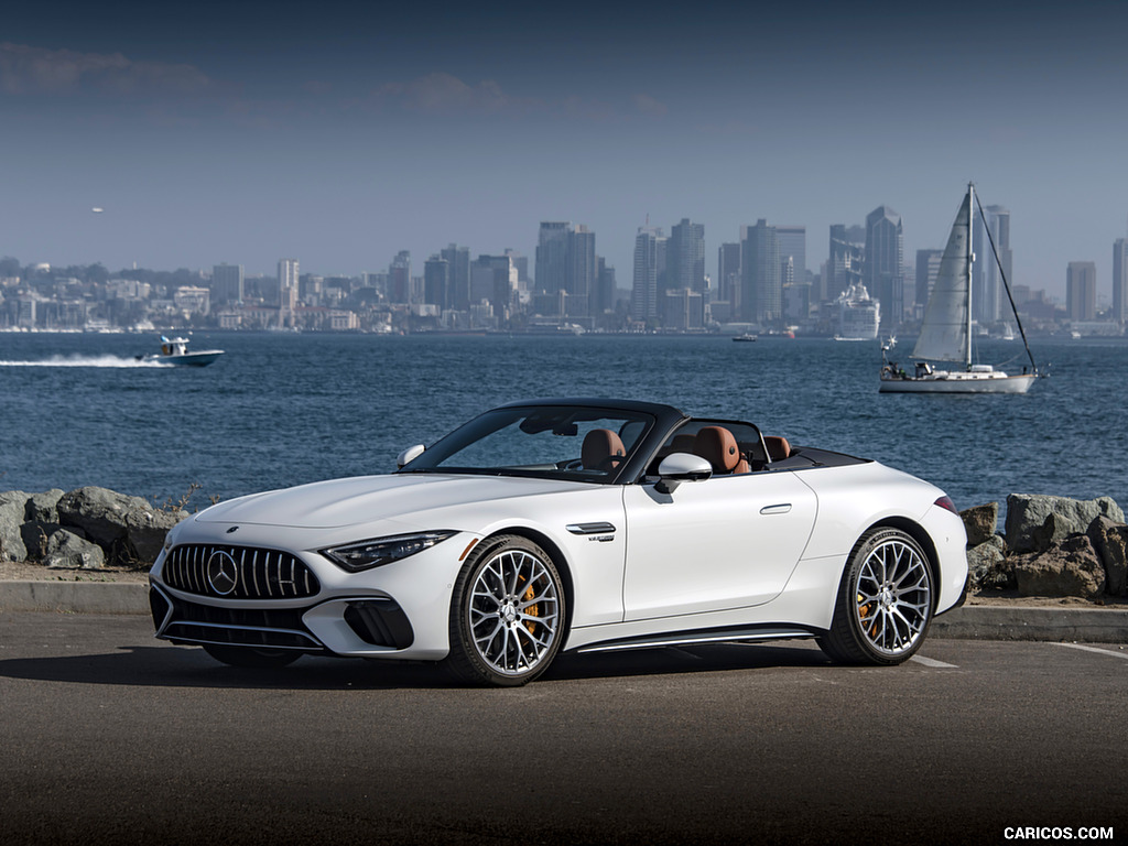 2022 Mercedes-AMG SL 55 4MATIC+ (Color: Opalith White Bright)