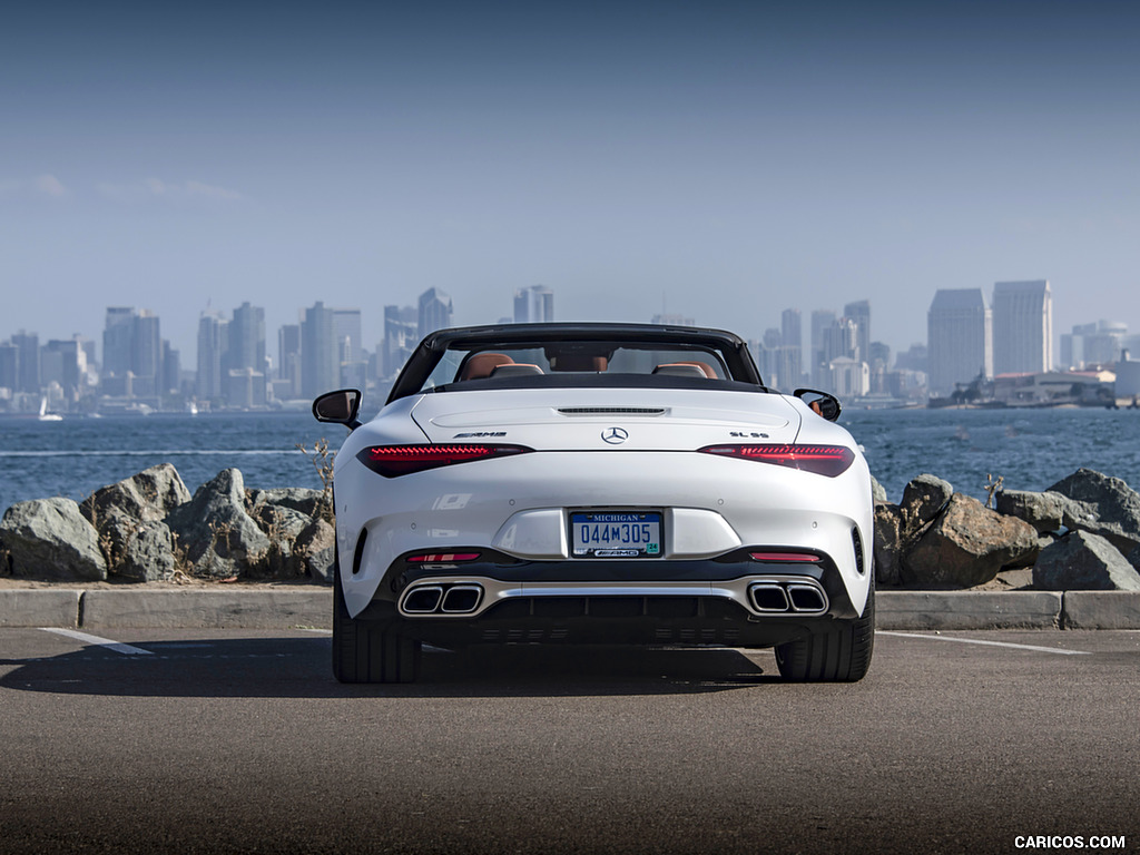 2022 Mercedes-AMG SL 55 4MATIC+ (Color: Opalith White Bright)