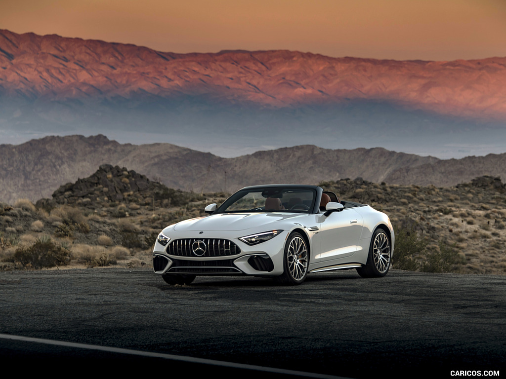 2022 Mercedes-AMG SL 55 4MATIC+ (Color: Opalith White Bright)