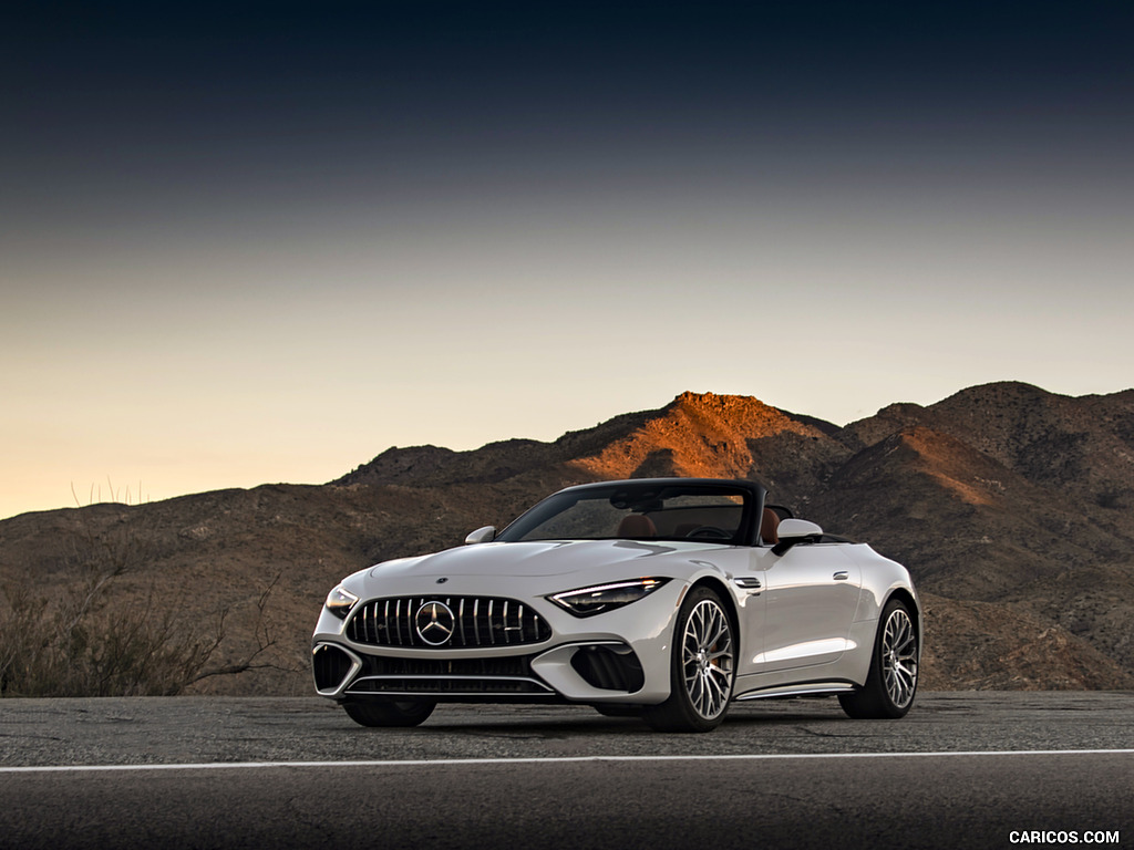 2022 Mercedes-AMG SL 55 4MATIC+ (Color: Opalith White Bright)