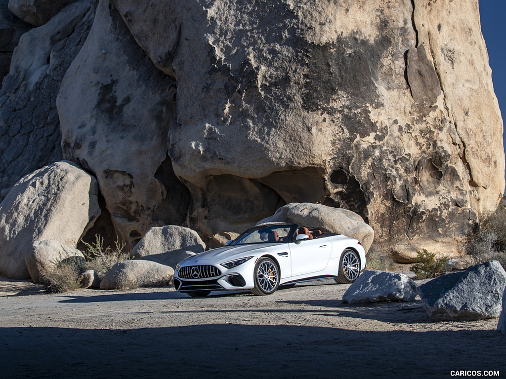 2022 Mercedes-AMG SL 55 4MATIC+ (Color: Opalith White Bright)