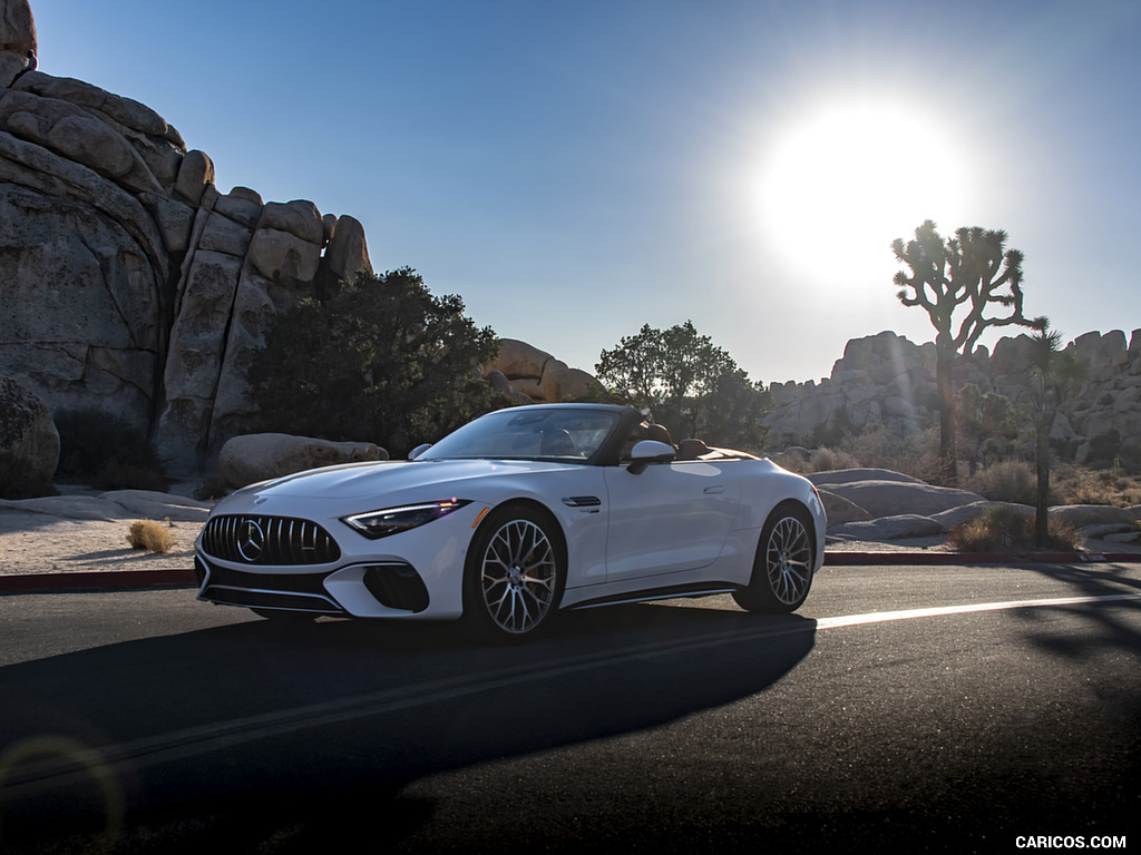 2022 Mercedes-AMG SL 55 4MATIC+ (Color: Opalith White Bright)