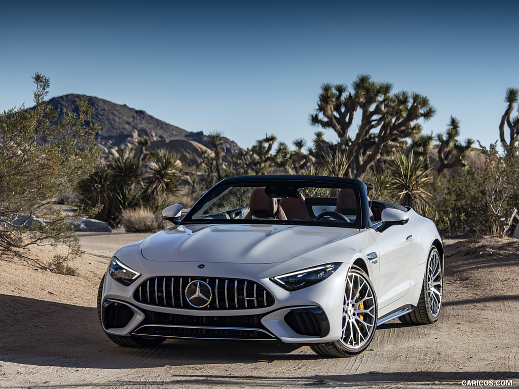 2022 Mercedes-AMG SL 55 4MATIC+ (Color: Opalith White Bright)