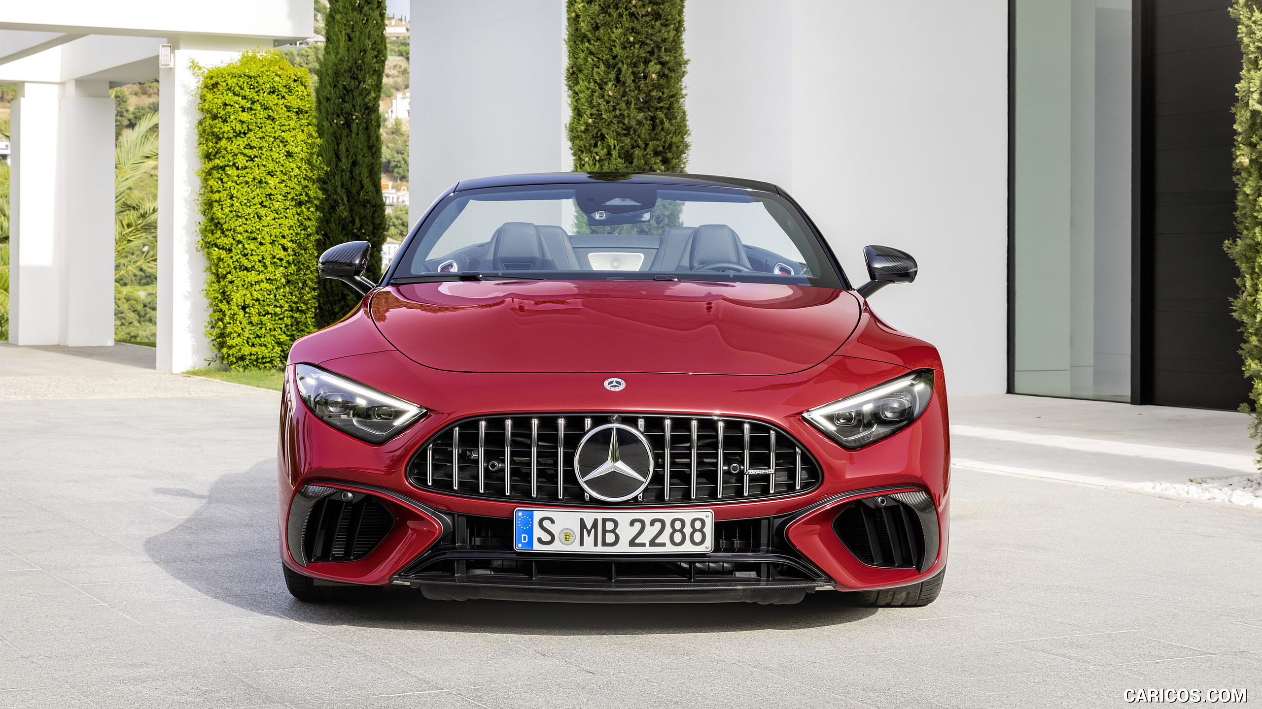 2022 Mercedes-AMG SL 63 4MATIC+ (Color: Patagonia Red Metallic) - Front, #17 of 235