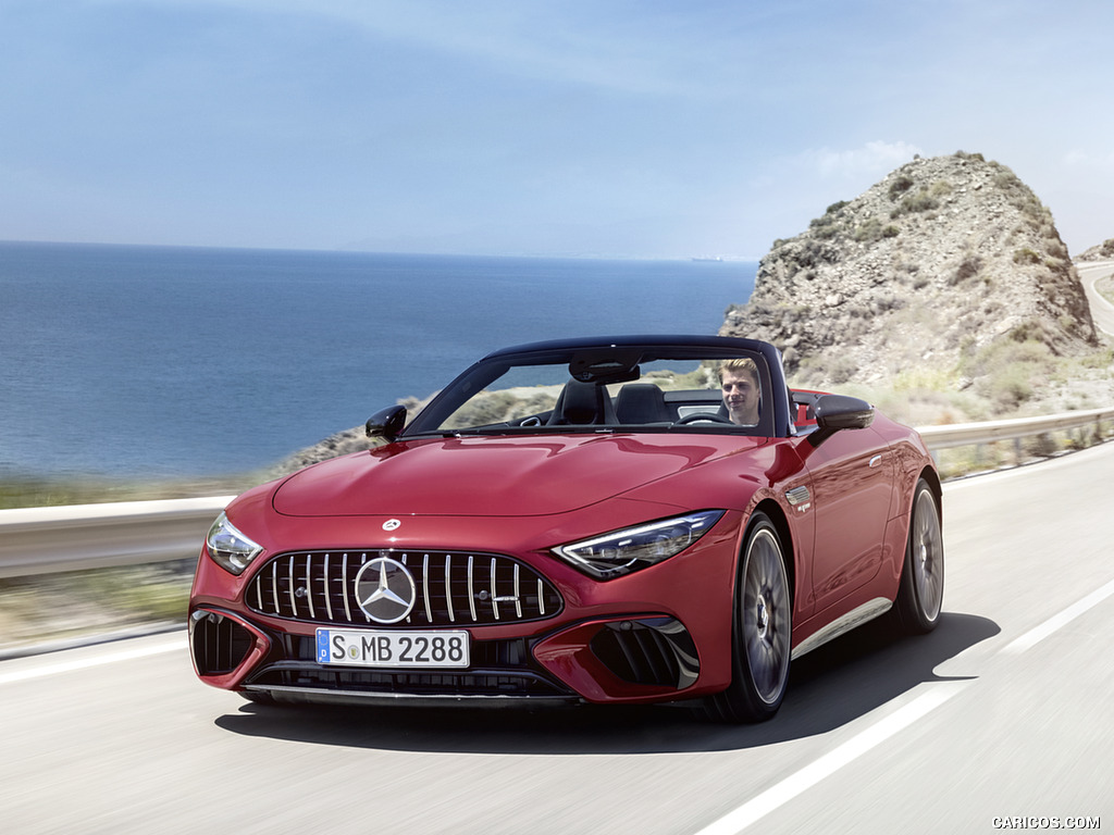 2022 Mercedes-AMG SL 63 4MATIC+ (Color: Patagonia Red Metallic) - Front