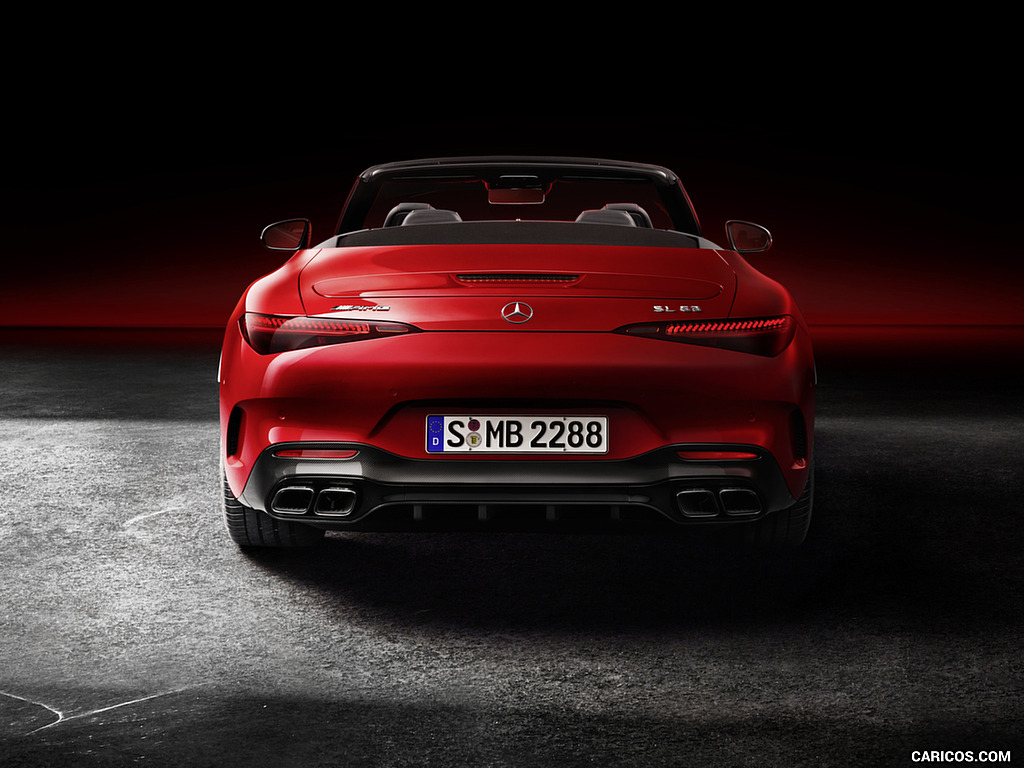 2022 Mercedes-AMG SL 63 4MATIC+ (Color: Patagonia Red Metallic) - Rear