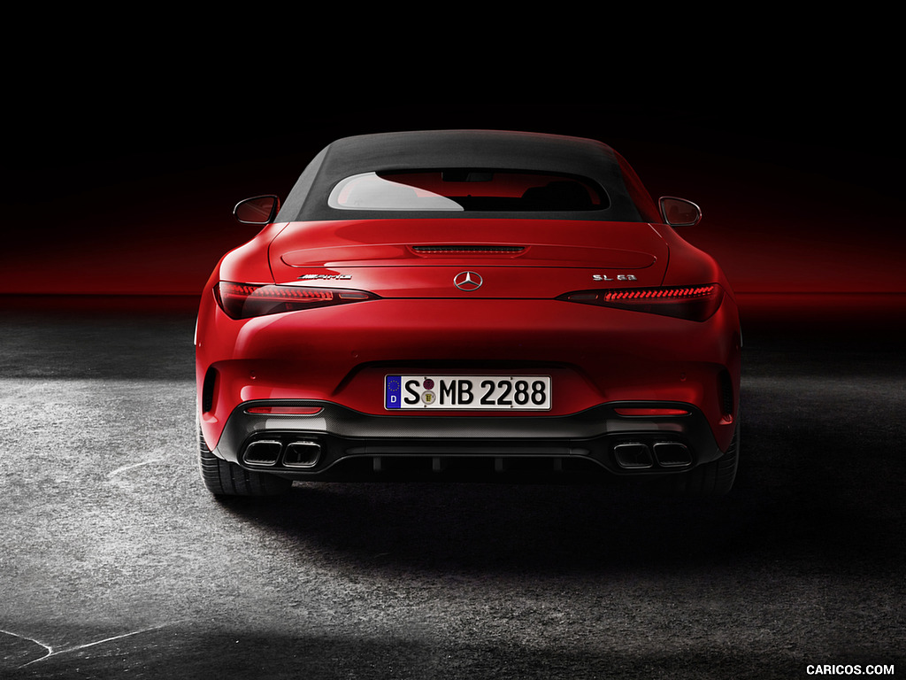 2022 Mercedes-AMG SL 63 4MATIC+ (Color: Patagonia Red Metallic) - Rear