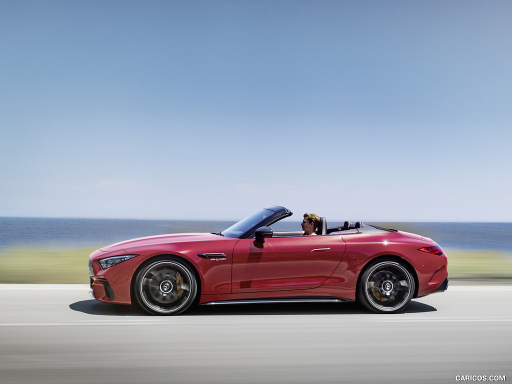 2022 Mercedes-AMG SL 63 4MATIC+ (Color: Patagonia Red Metallic) - Side