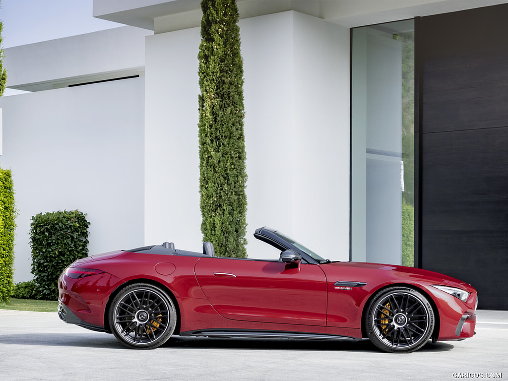 2022 Mercedes-AMG SL 63 4MATIC+ (Color: Patagonia Red Metallic) - Side