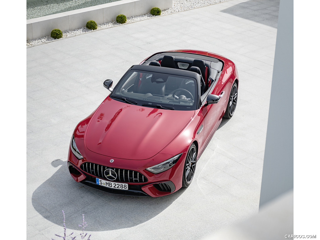 2022 Mercedes-AMG SL 63 4MATIC+ (Color: Patagonia Red Metallic) - Top