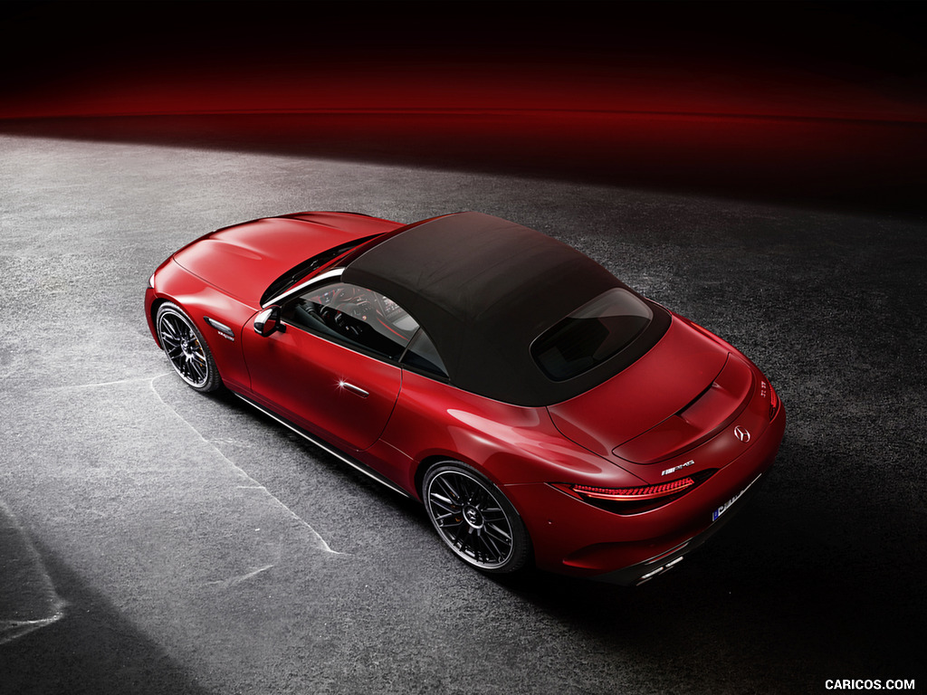 2022 Mercedes-AMG SL 63 4MATIC+ (Color: Patagonia Red Metallic) - Top