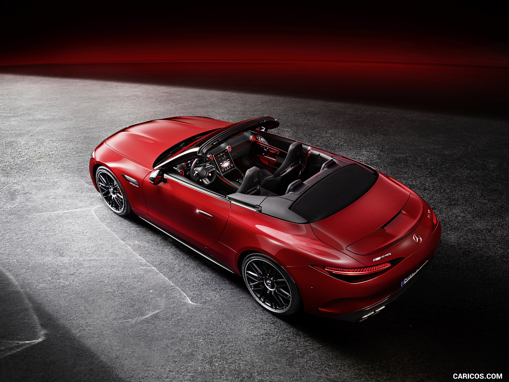 2022 Mercedes-AMG SL 63 4MATIC+ (Color: Patagonia Red Metallic) - Top