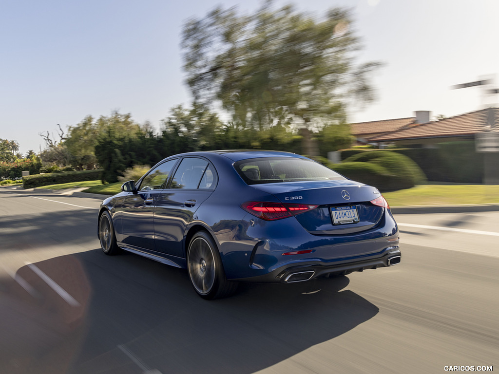 2022 Mercedes-Benz C-Class (US-Spec) - Rear Three-Quarter