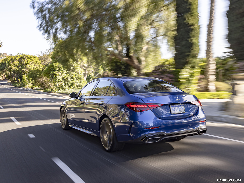 2022 Mercedes-Benz C-Class (US-Spec) - Rear Three-Quarter