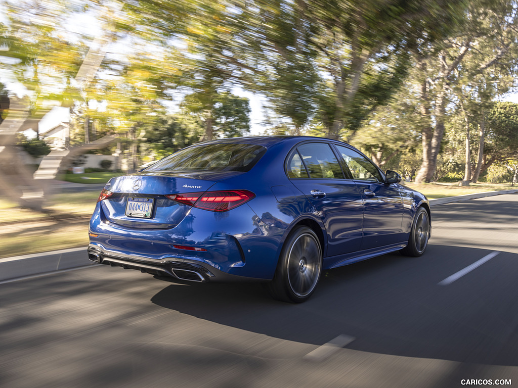 2022 Mercedes-Benz C-Class (US-Spec) - Rear Three-Quarter