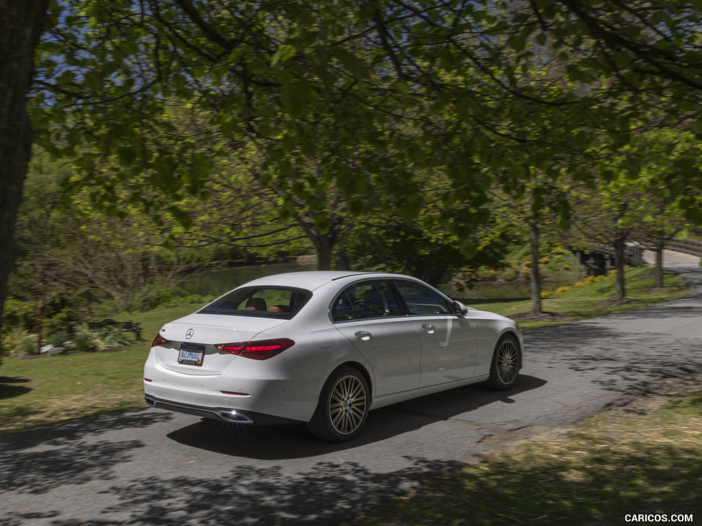 2022 Mercedes-Benz C-Class (US-Spec) - Rear Three-Quarter