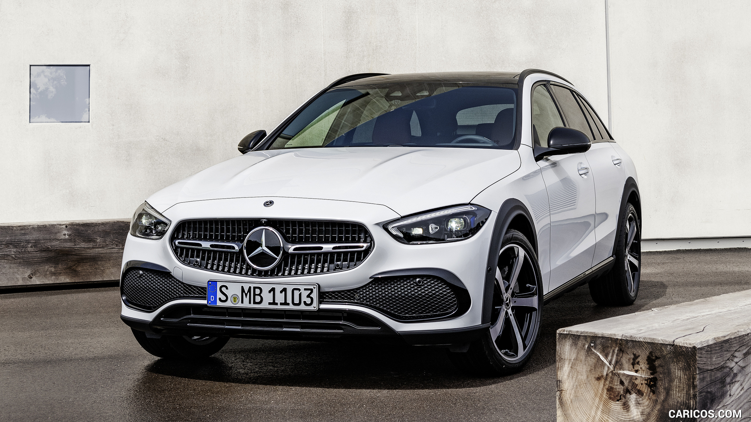 2022 Mercedes-Benz C-Class All-Terrain (Color: Opalite White Bright) - Front, #25 of 35