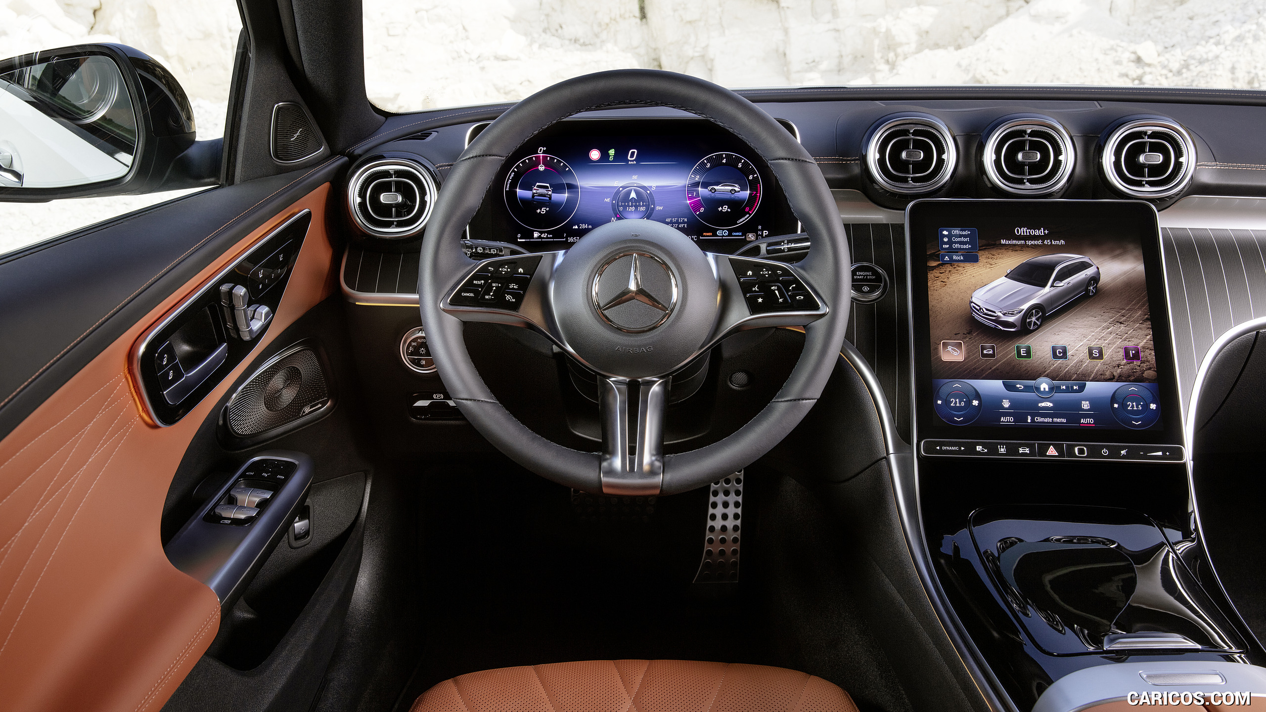 2022 Mercedes-Benz C-Class All-Terrain (Color: Opalite White Bright) - Interior, Cockpit, #32 of 35
