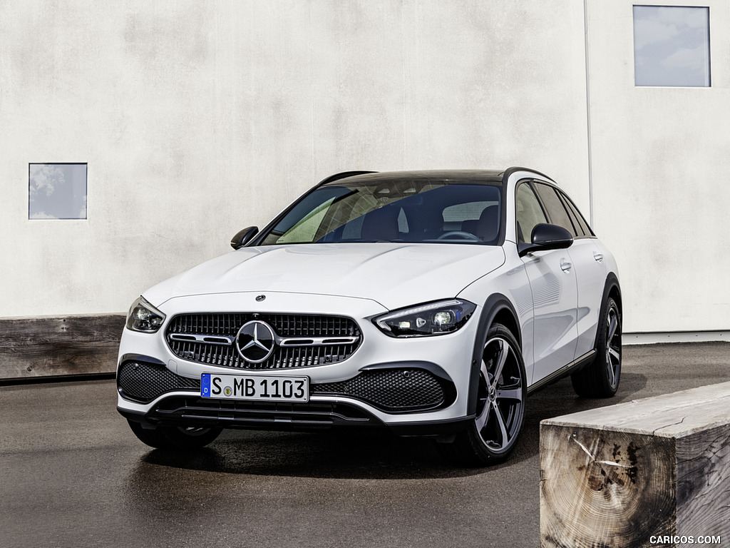 2022 Mercedes-Benz C-Class All-Terrain (Color: Opalite White Bright) - Front