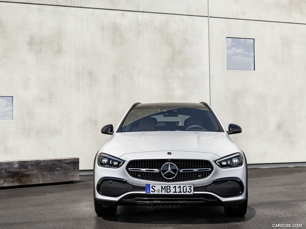 2022 Mercedes-Benz C-Class All-Terrain (Color: Opalite White Bright) - Front