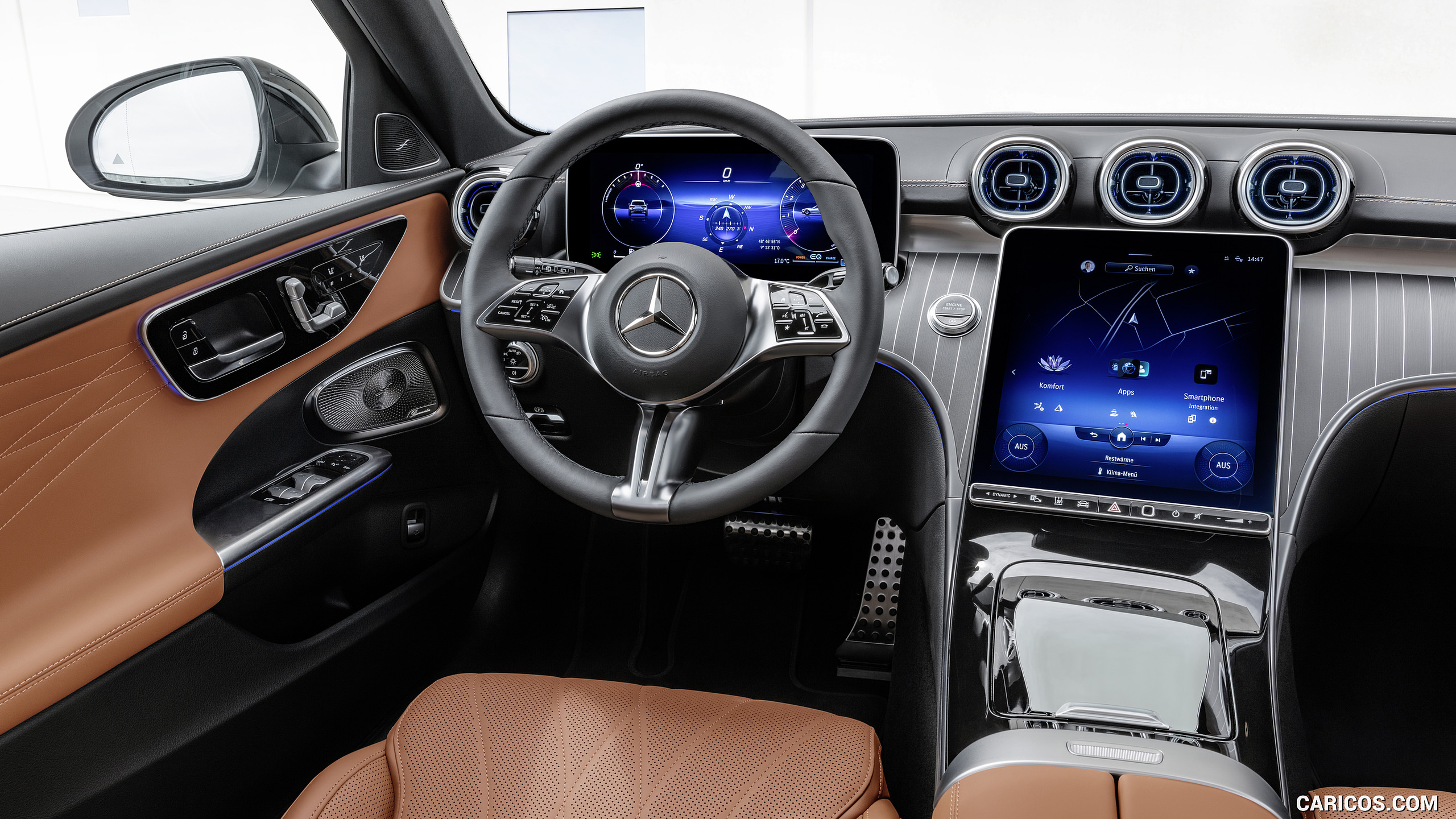 Mercedes Benz C Class 2022 White Interior